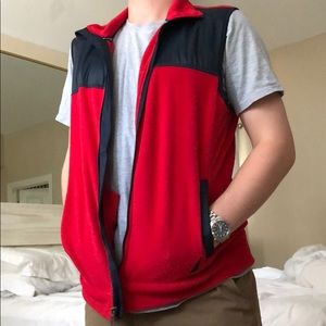 Red and Navy Nautica Vest